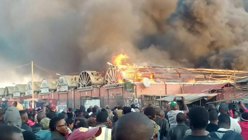 marché zambie brûlé